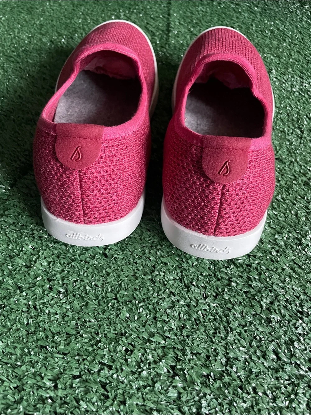 allbirds Tree Lounger Slip-On Sneakers Raspberry Pink Women’s size 8